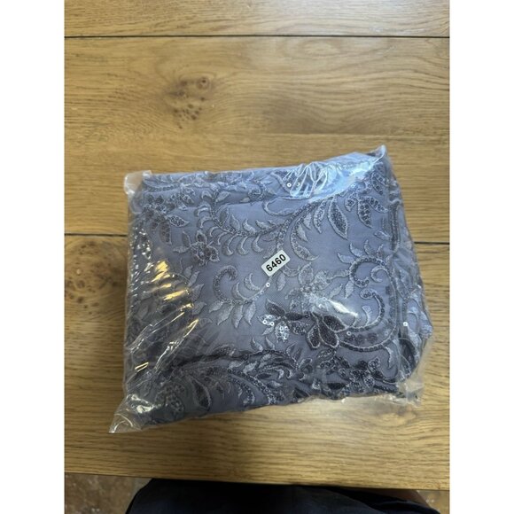 Oleg Cassini Elegant Embroidered Gown Size 12 Sequined Formal Wedding Designer - Picture 11 of 11